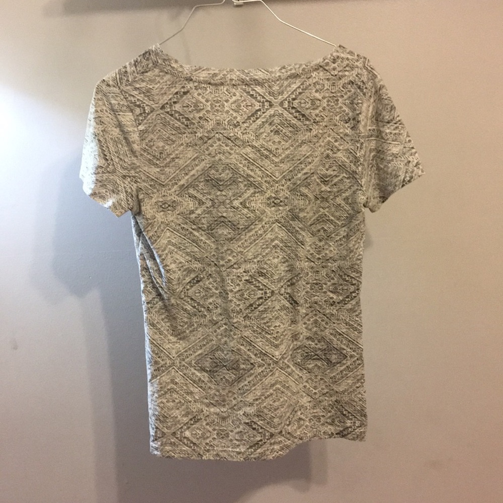 Mossimo V-Neck Aztec Print Tee - Picture 2 of 2